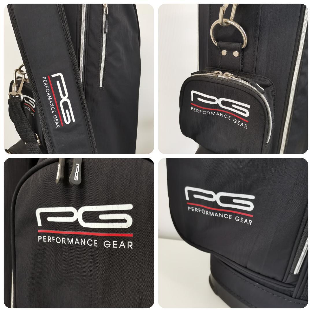 【軽量】PERFORMANCE GEAR キャディバッグ ブラック 男女兼用