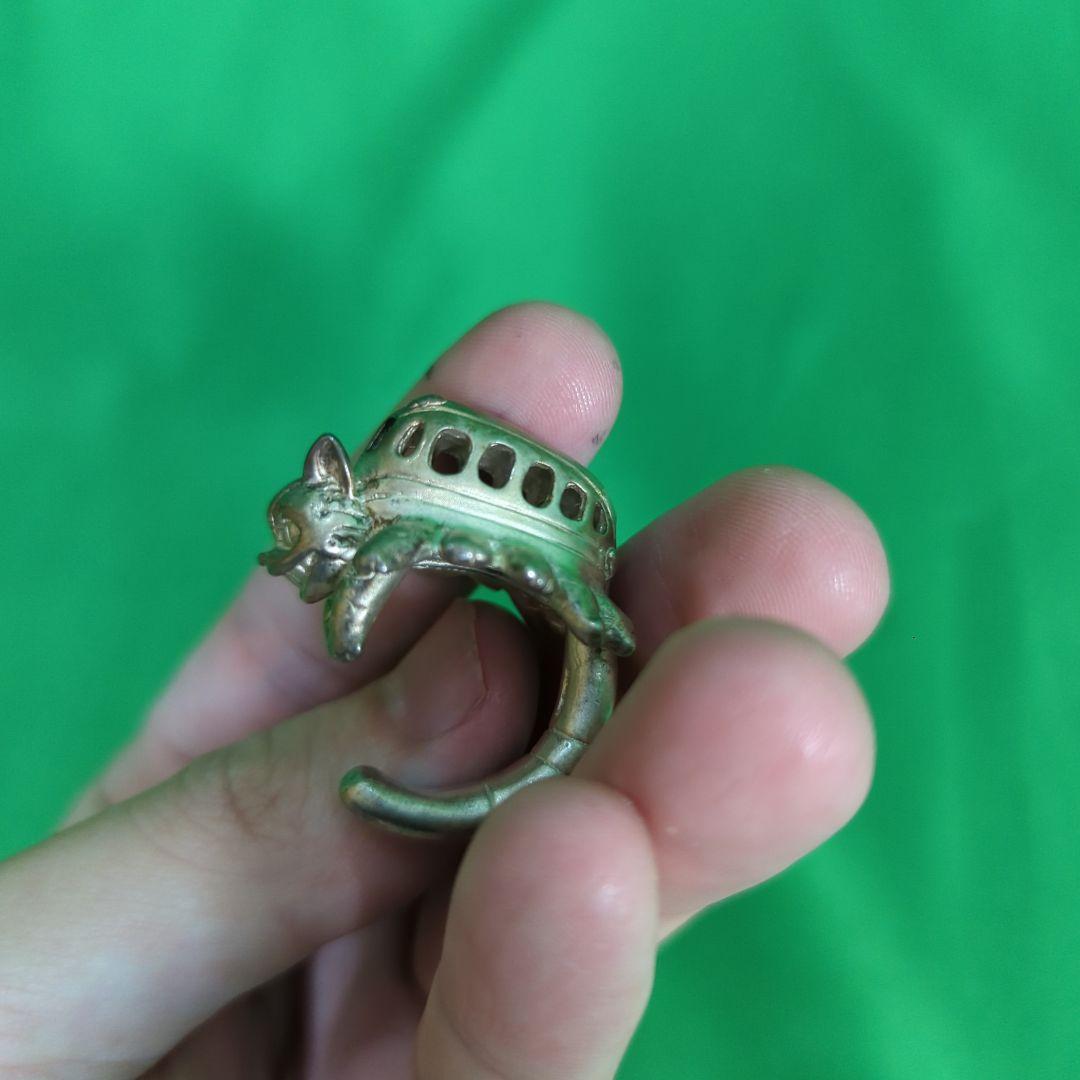 中古】ジブリ シルバーリング ネコバス