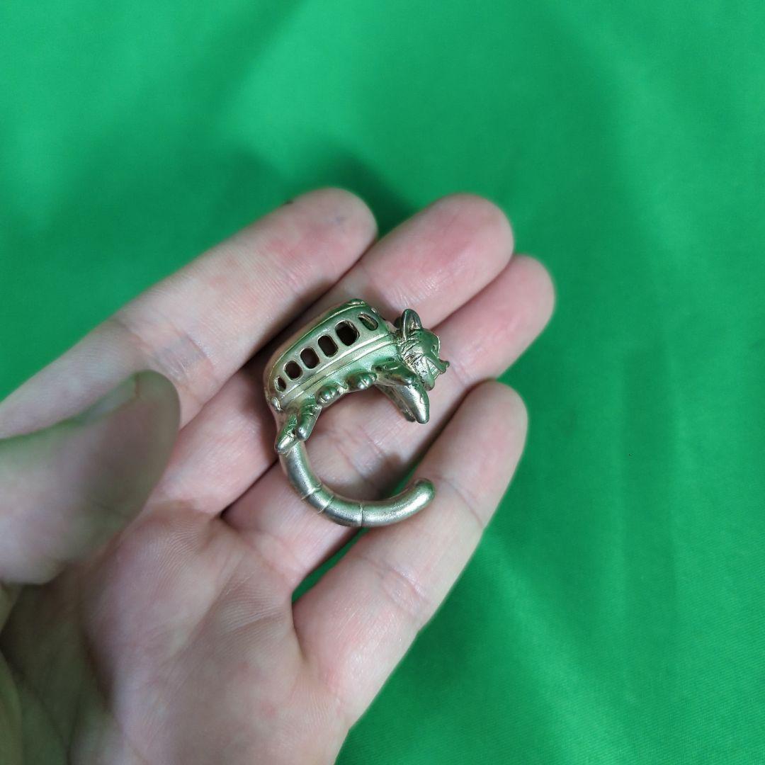 中古】ジブリ シルバーリング ネコバス