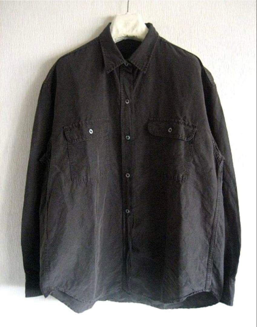 【SALE】完売品AP STUDIO ドゥーズィエムクラス キュプラリネンシャツ