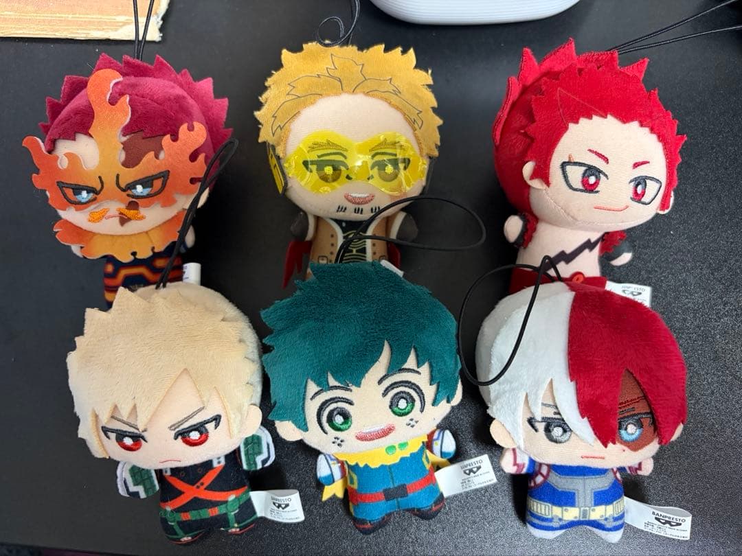 あ*す様 僕のヒーローアカデミアちみっともぬいナムコ限定6点セットアクリルスタン