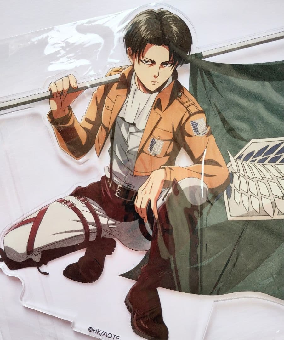 進撃の巨人　リヴァイ　団旗ver.　ビッグアクスタ