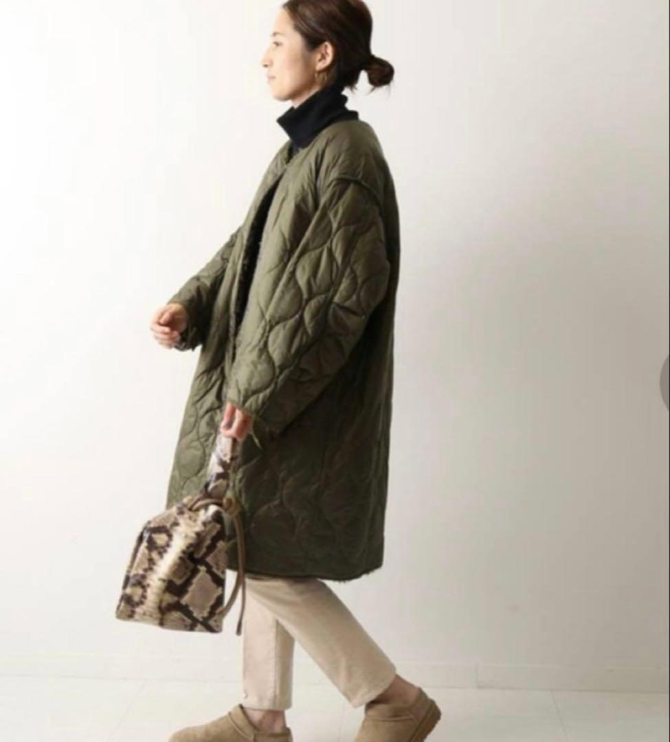 キルティングライナー付 フィールドパーカー モッズコートFRAMEWORK