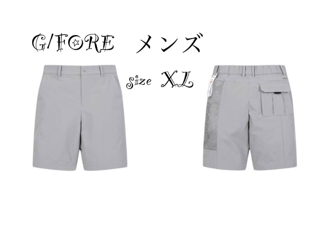 新品未使用☆新作☆G/FOREジーフォア メンズハーフパンツsizeXLグレー