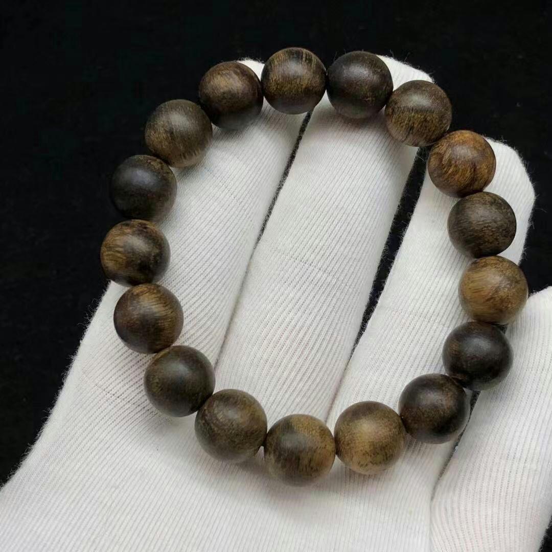 本物見逃すな!本物保証天然正品ダラガン虎斑沈香手串 沈香木 伽羅 聞香