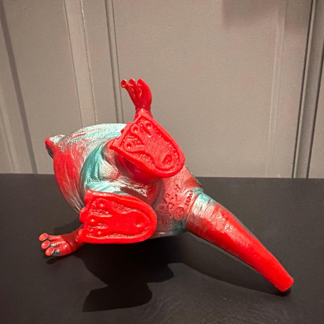 最終値下！ウルトラマン怪獣　ソフビ　キングザウルス製タッコング足形付き足型レア！