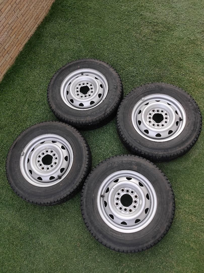 ②ブリヂストン ホイールセット 145R12 145/80R12 軽トラ バン
