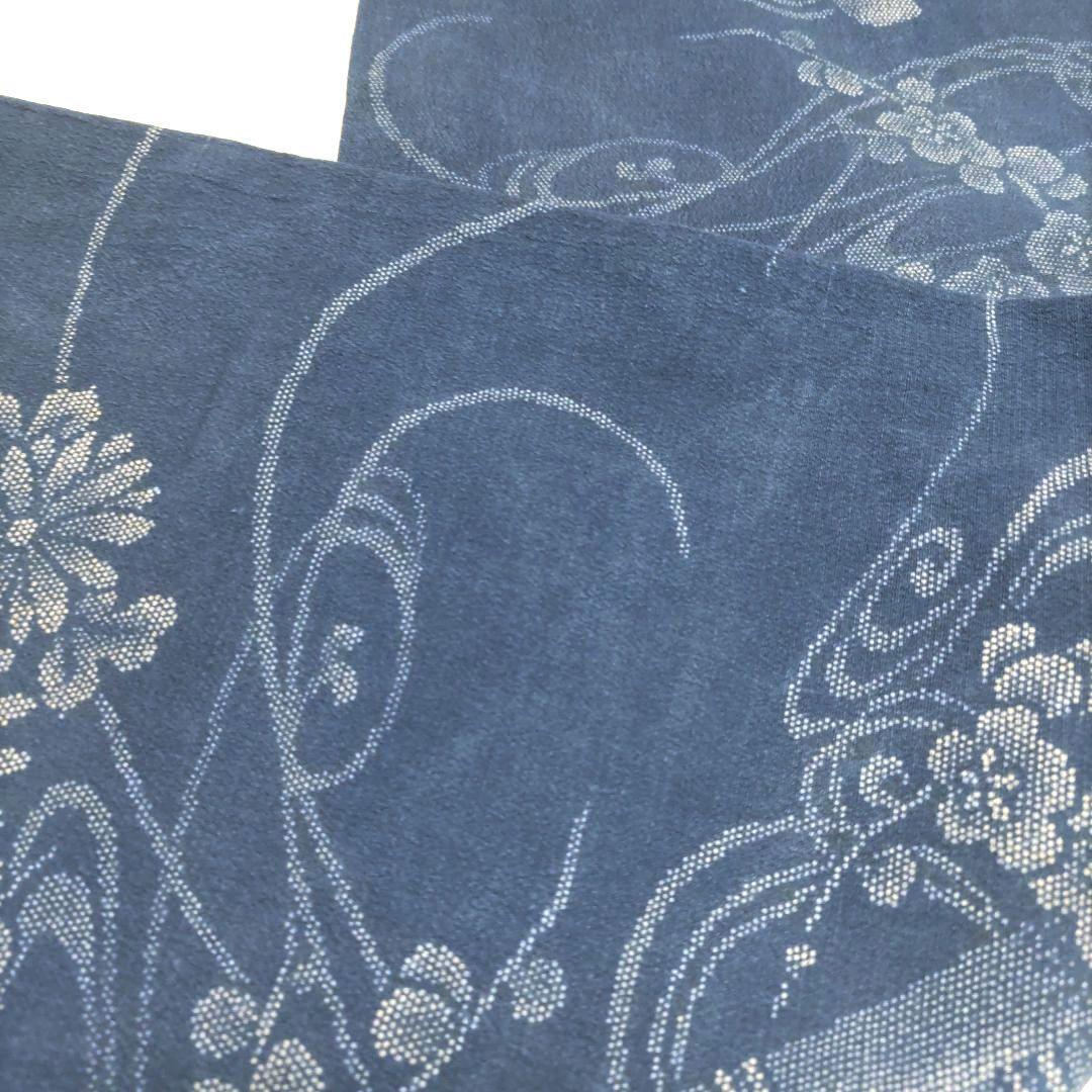 竺仙　浴衣　縮小紋中形