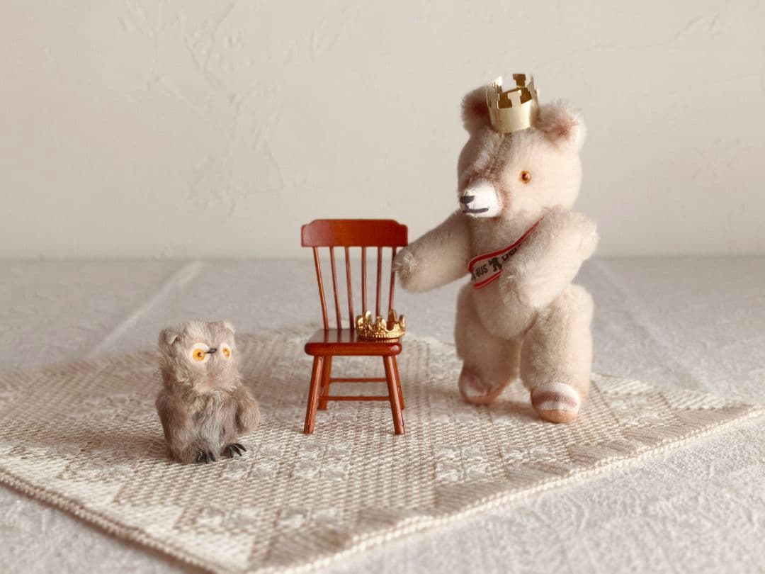 * vintage bear ❀ クリーム色の ベルリン・ベア