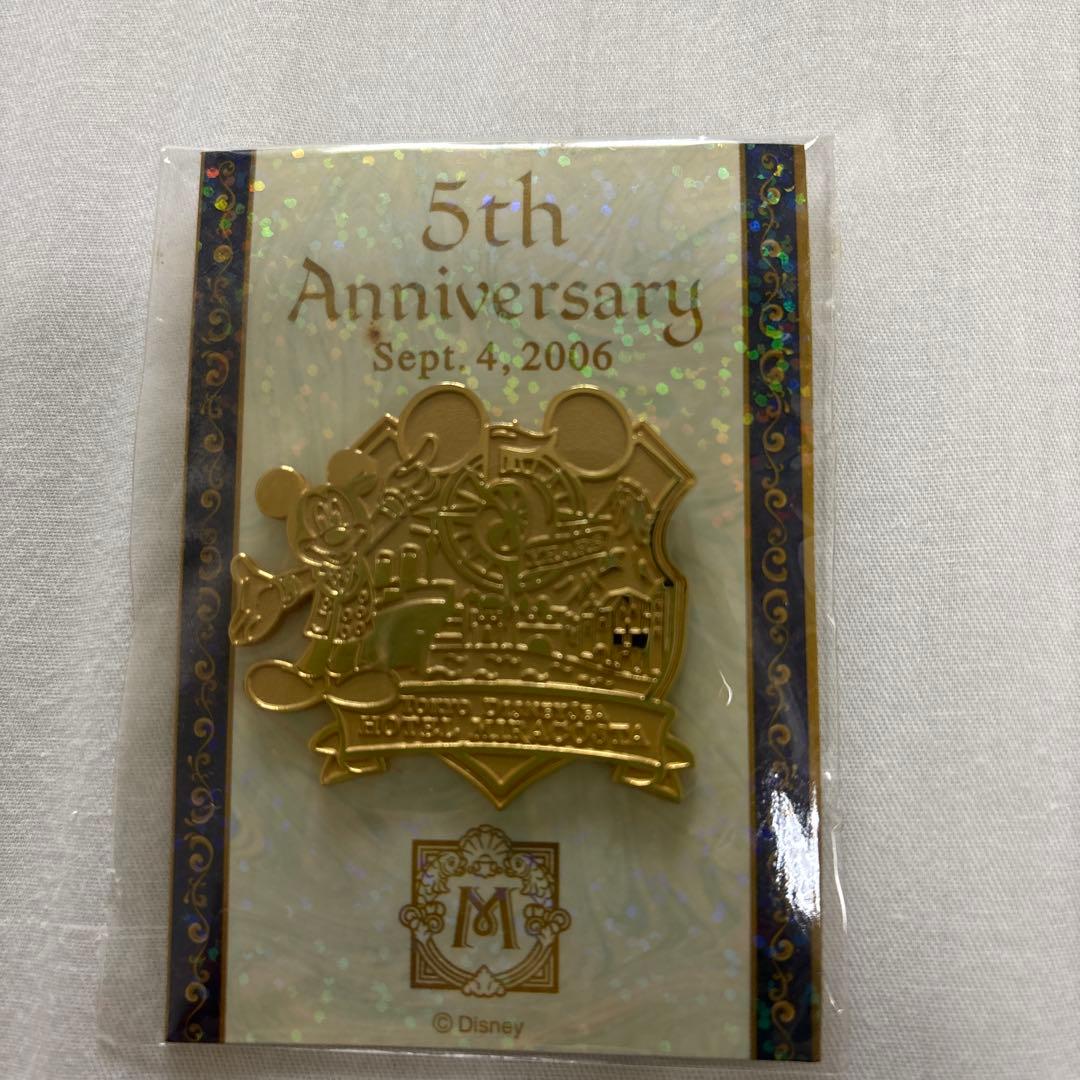 非売品　ホテルミラコスタ　アニバーサリー記念ピンバッチ　5個セット