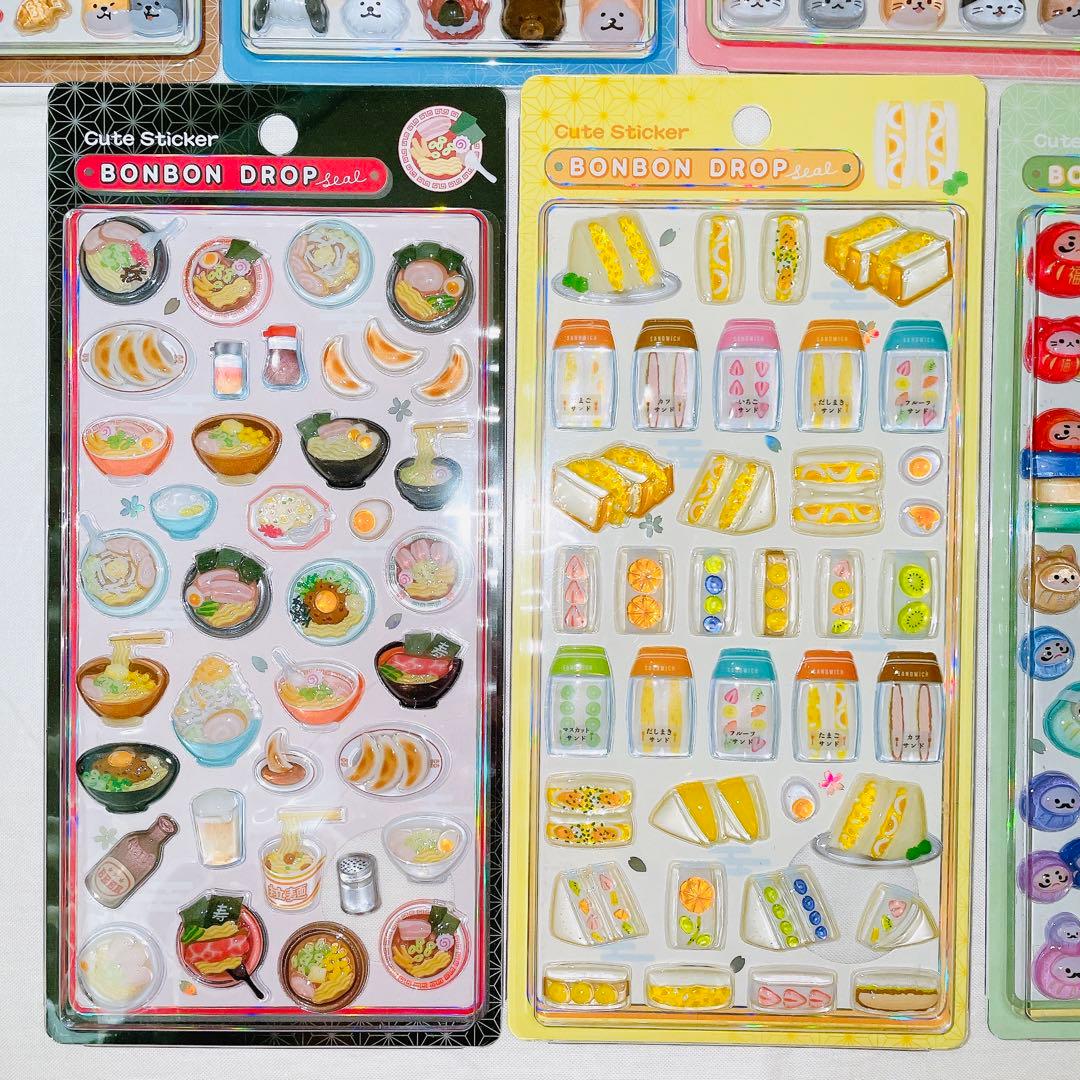 【クーリア正規品】 ボンボンドロップシール　和柄　7種セット　和風　ボンドロ