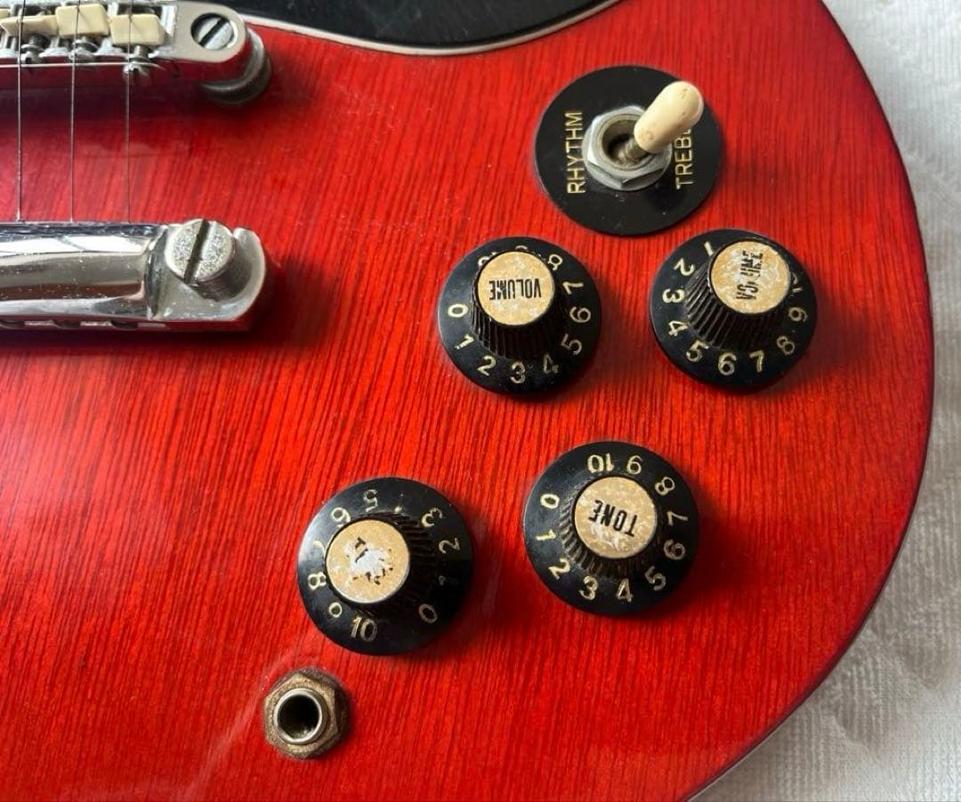 Tomson エレキギターSGタイプ　レッド