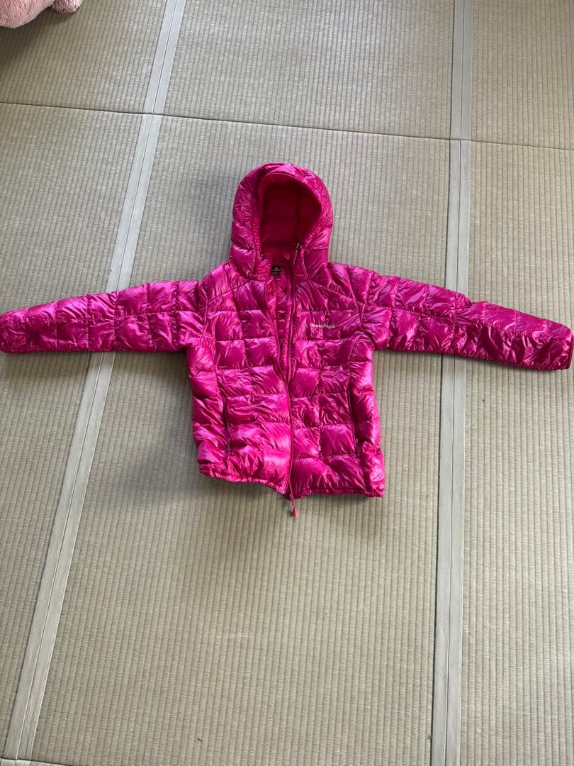 mont-bell フード付きダウンジャケット L ピンク