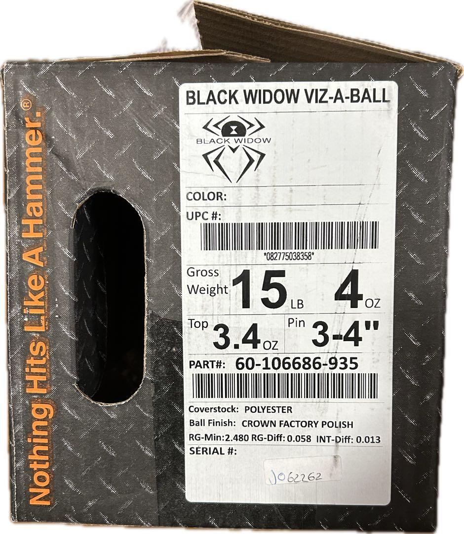 【超美品】ブラックウィドー ビザボール ※プラグ済み hammer ハンマー