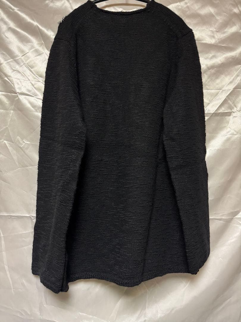 BLACK COMME des GARCONS 穴あきニット　黒　XXL 未使用