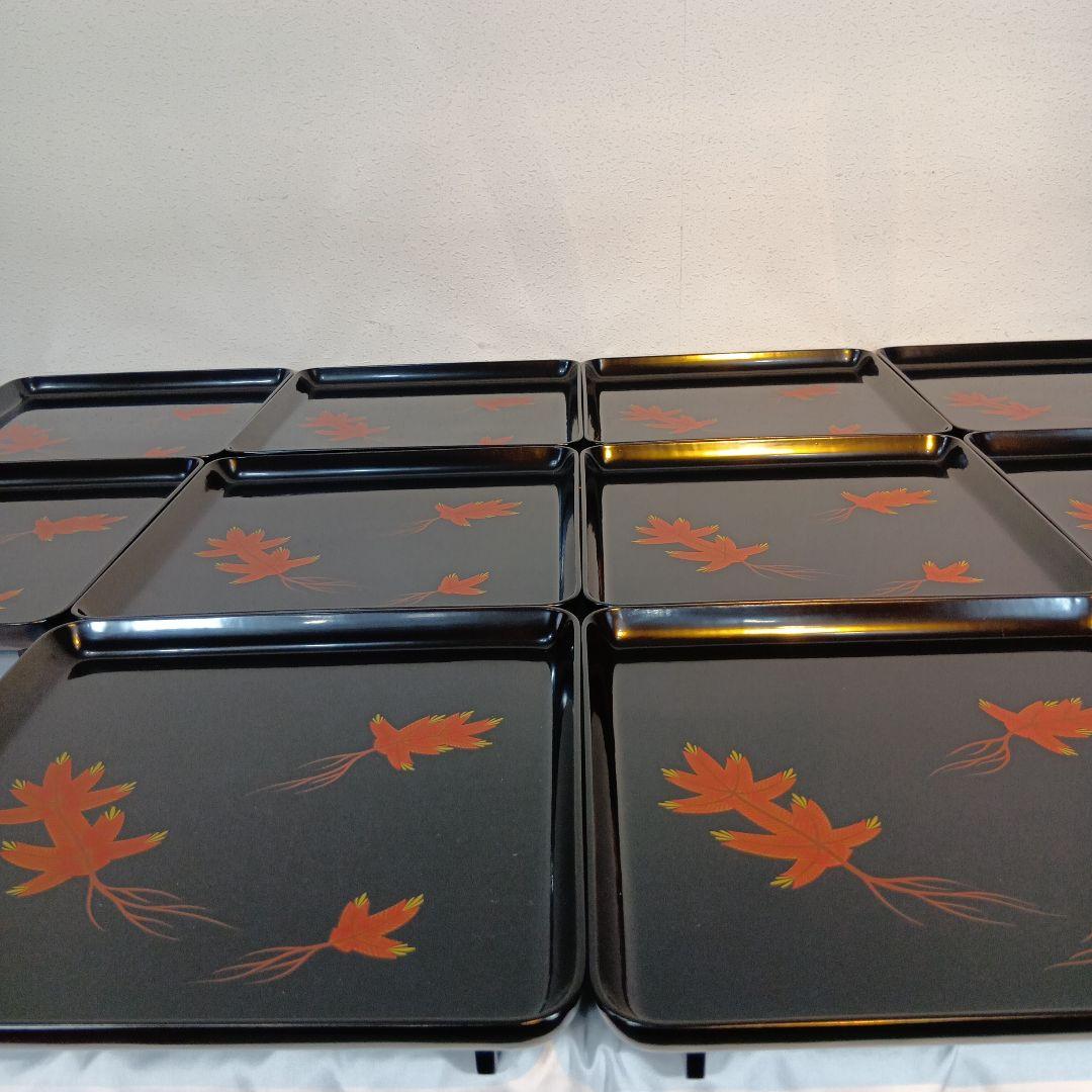 最終値下げ輪島塗　時代物　蒔絵二ノ膳10客　　 共箱