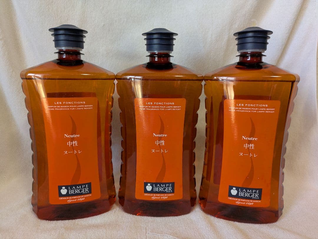 ランプベルジェ アロマオイル ヌートレ(中性) 1000ml✕3本