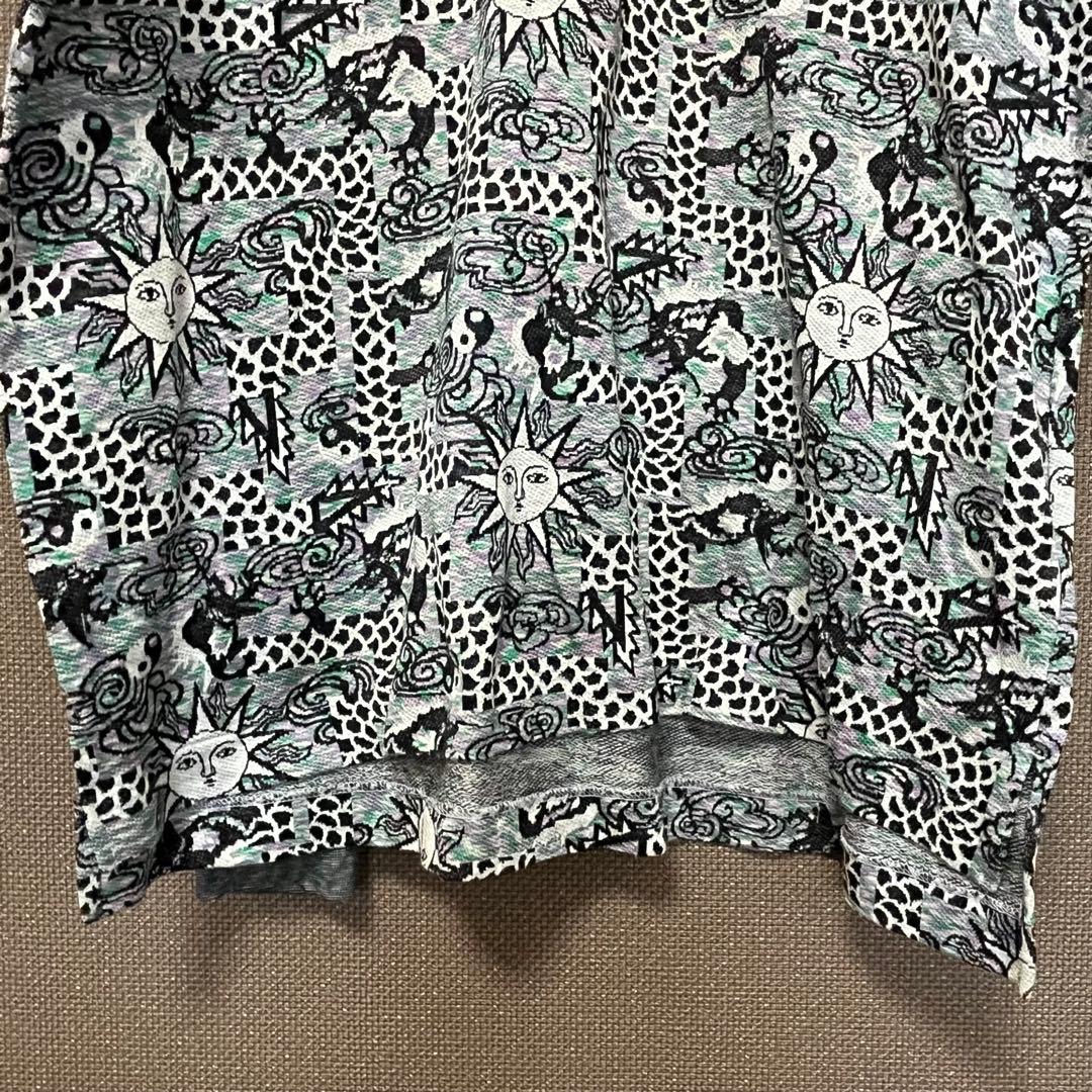 ジャンボ尾崎　Js ゴルフポロシャツ ヴィンテージ マルチカラー 総柄L