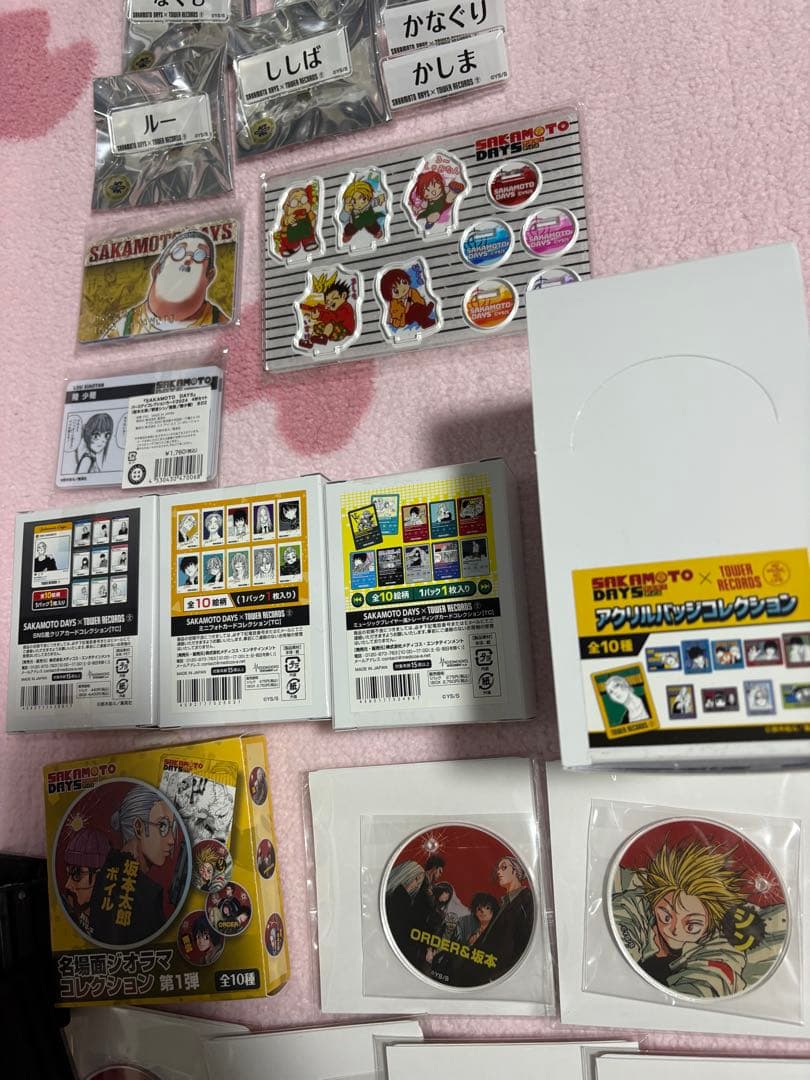 サカモトデイズ　SAKAMOTO DAYS タワレコ　缶バッジ　アクスタ　原作