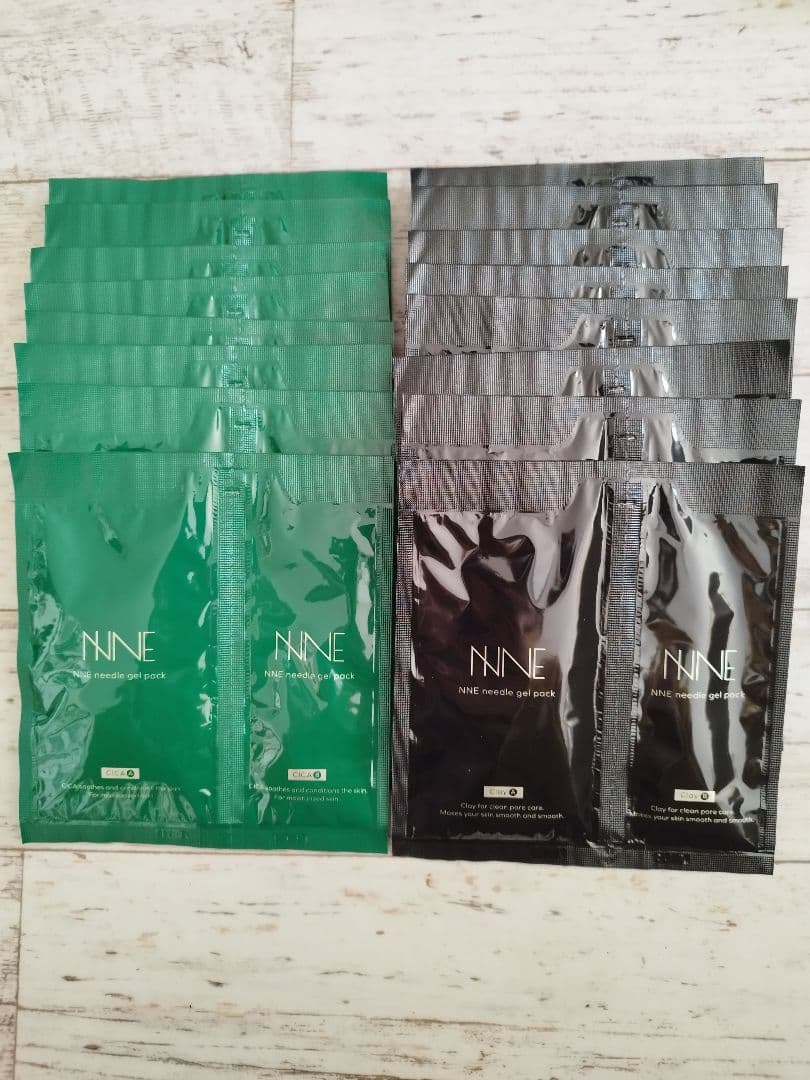 NINE ニードル炭酸パック 48個セット 黒 緑