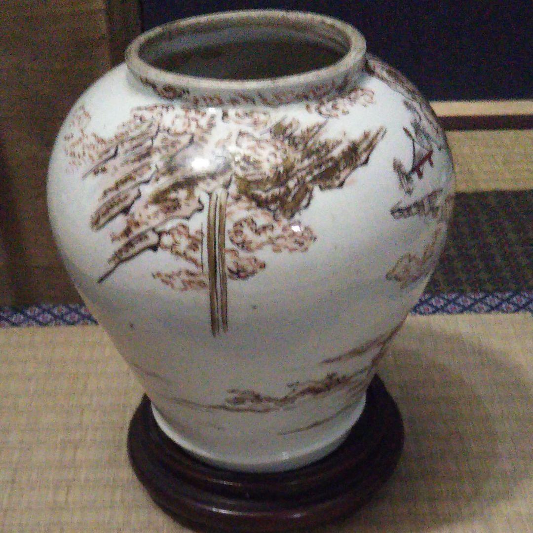 古九谷～金銀彩、沈香壺、蓋無です