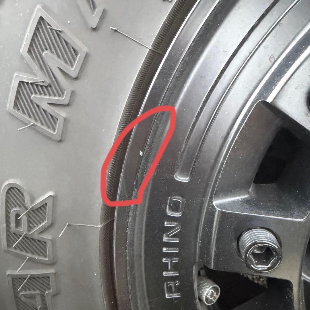 【手渡し限定】BLACK RHINO ホイール