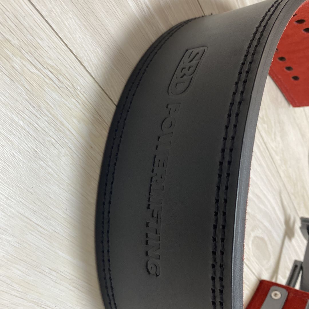 SBD パワーベルト 黒/赤 サイズ調整可能