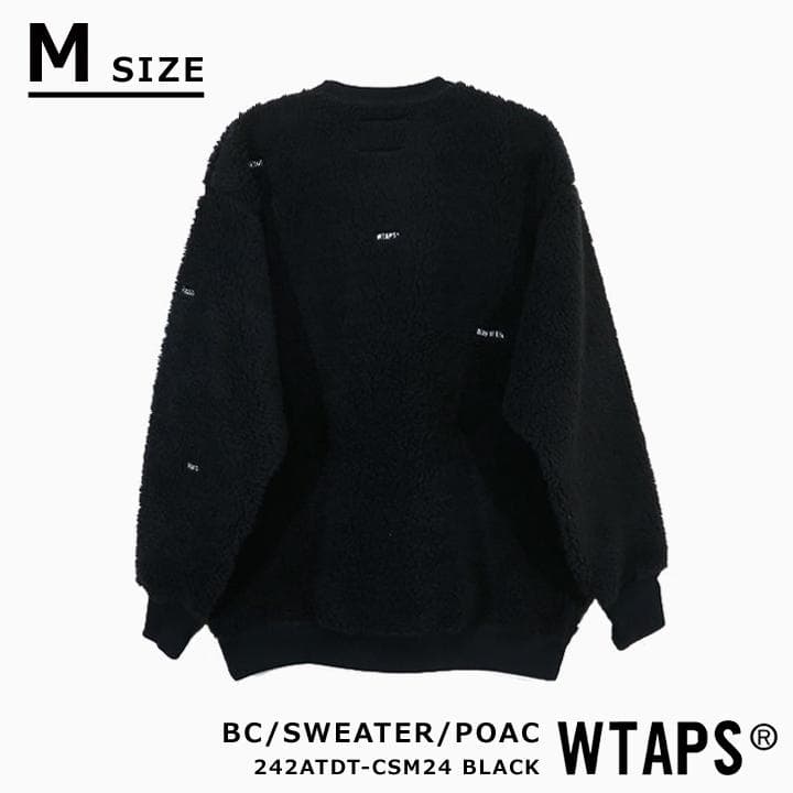 【Mサイズ】WTAPS★ボア クルーネック フリース ブラック 新品未使用