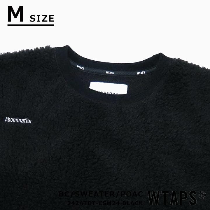 【Mサイズ】WTAPS★ボア クルーネック フリース ブラック 新品未使用