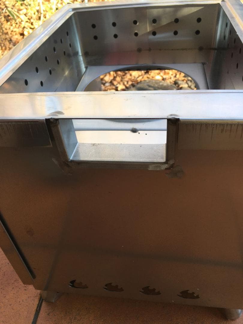 【未使用】薪ストーブ　焚火台　屋外用