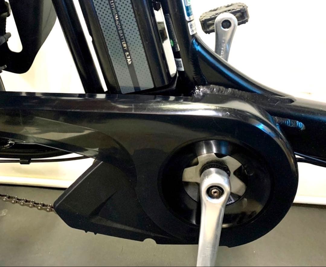 1年保証　ブリヂストン　20インチ　子供乗せ　黒色　3人乗り 電動アシスト自転車