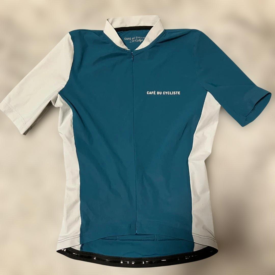 CAFÉ DU CYCLISTE 半袖ジャージ S 青 カフェド