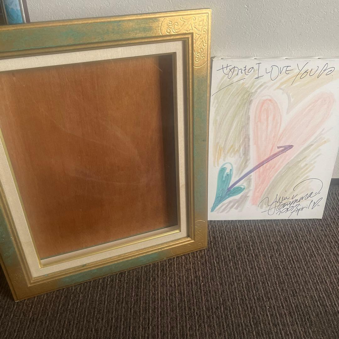 谷村有美　直筆サイン入り絵画　 神谷町Live出演時の物