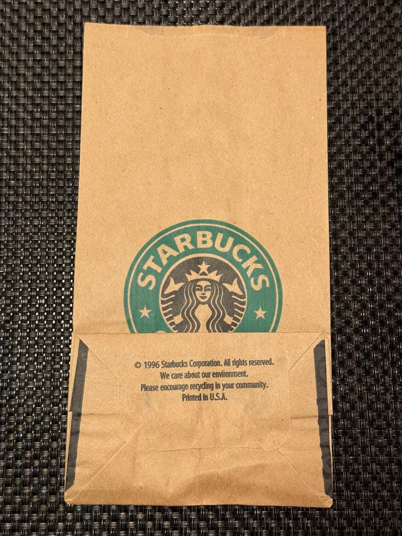 【レア】旧デザインロゴ Starbucks スターバックス紙袋6枚セット