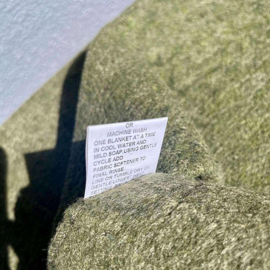 【米軍放出品】未使用 US ROTHCO ウールブランケット 157×203cm