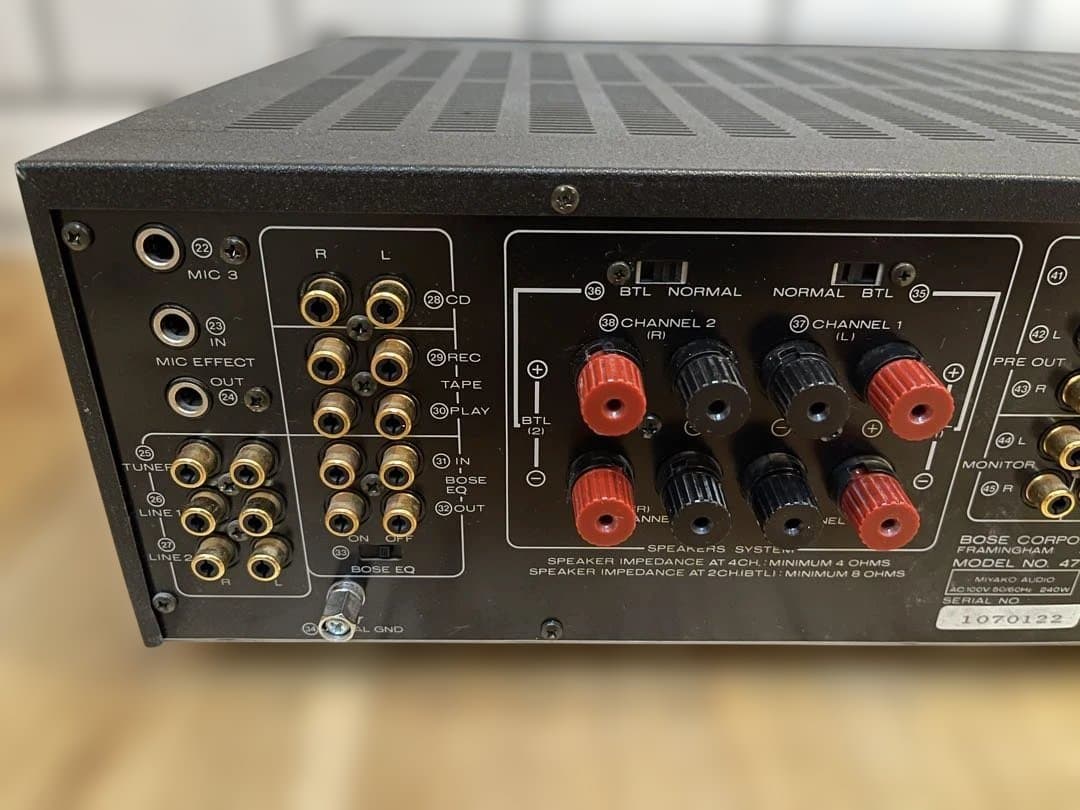 D*h様 BOSE パワーアンプ　4702Ⅲ 送料込み