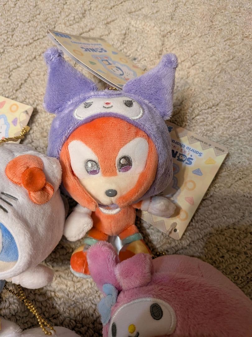 ソニック×サンリオ　人形マスコット