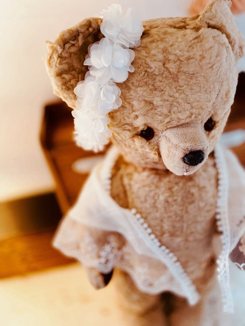 く*ん様 フランス　ヴィンテージベア　モコモコ♡⸝⸝⸝⸝ アンティークベア