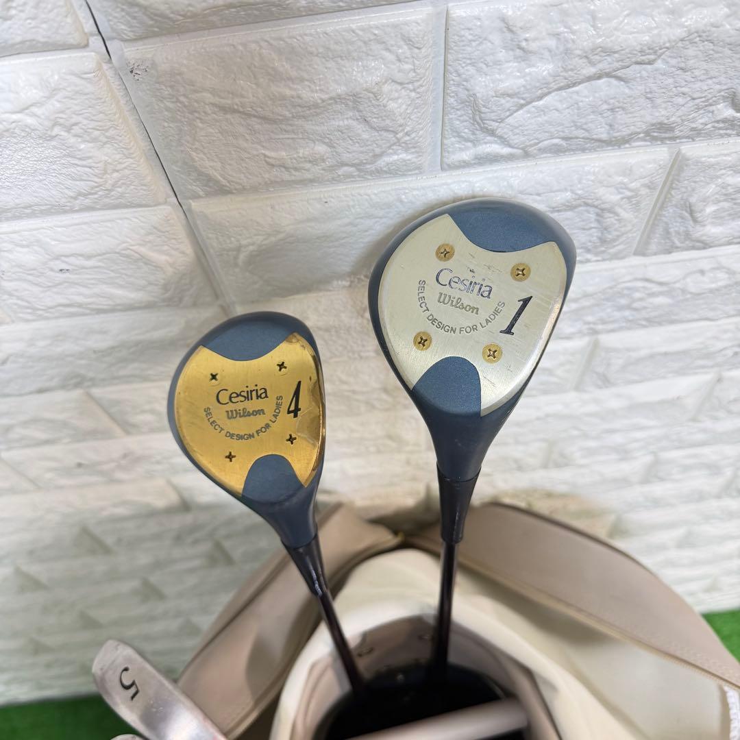 ゴルフセット レディース　ラウンドOK 打感良好　すぐ使える　Wilson
