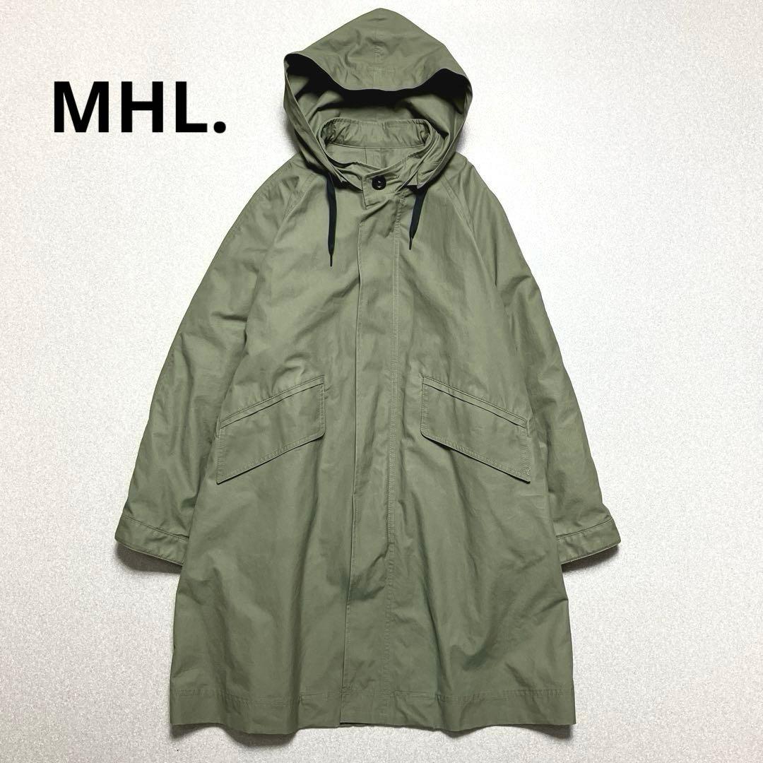 美品✨MHL フーディコート3wayインナーダウン取り外し モッズコート