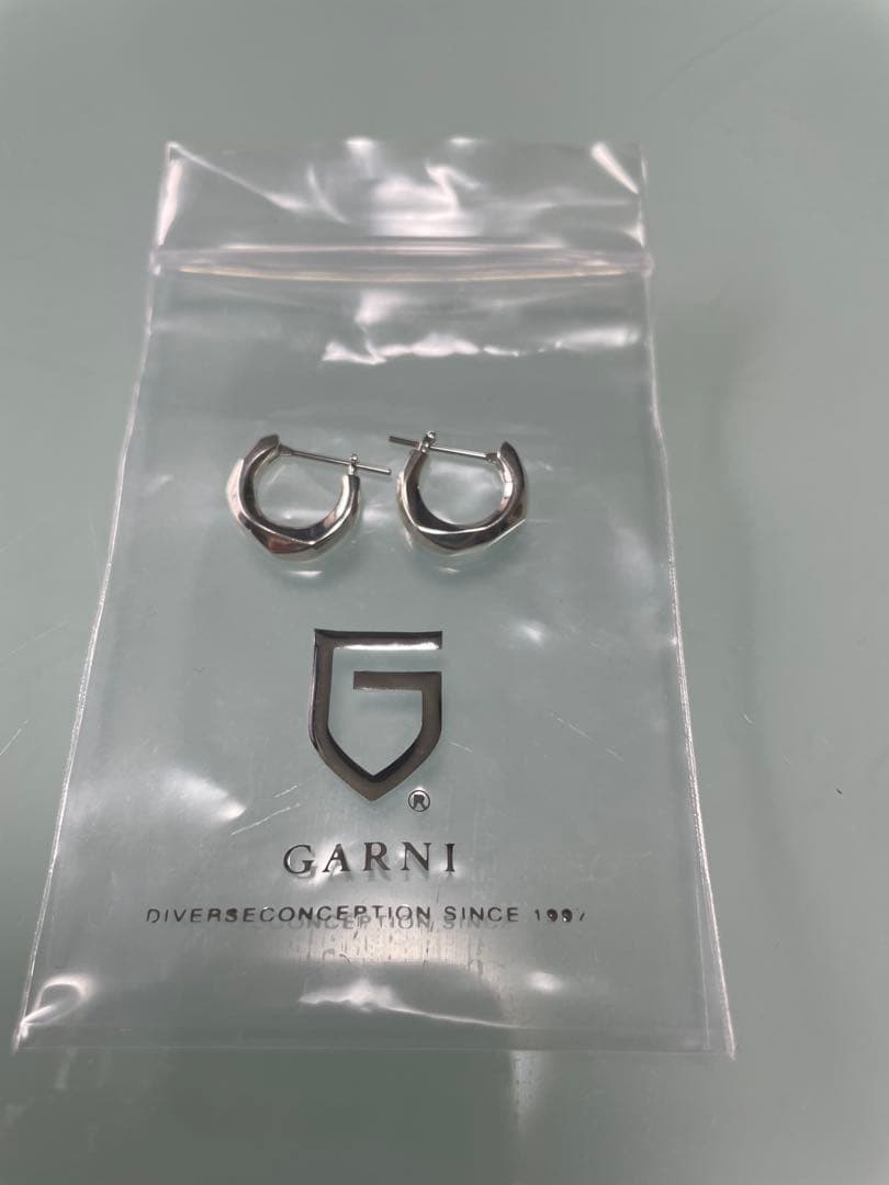 GARNI シルバー フープピアス 約1.5cm