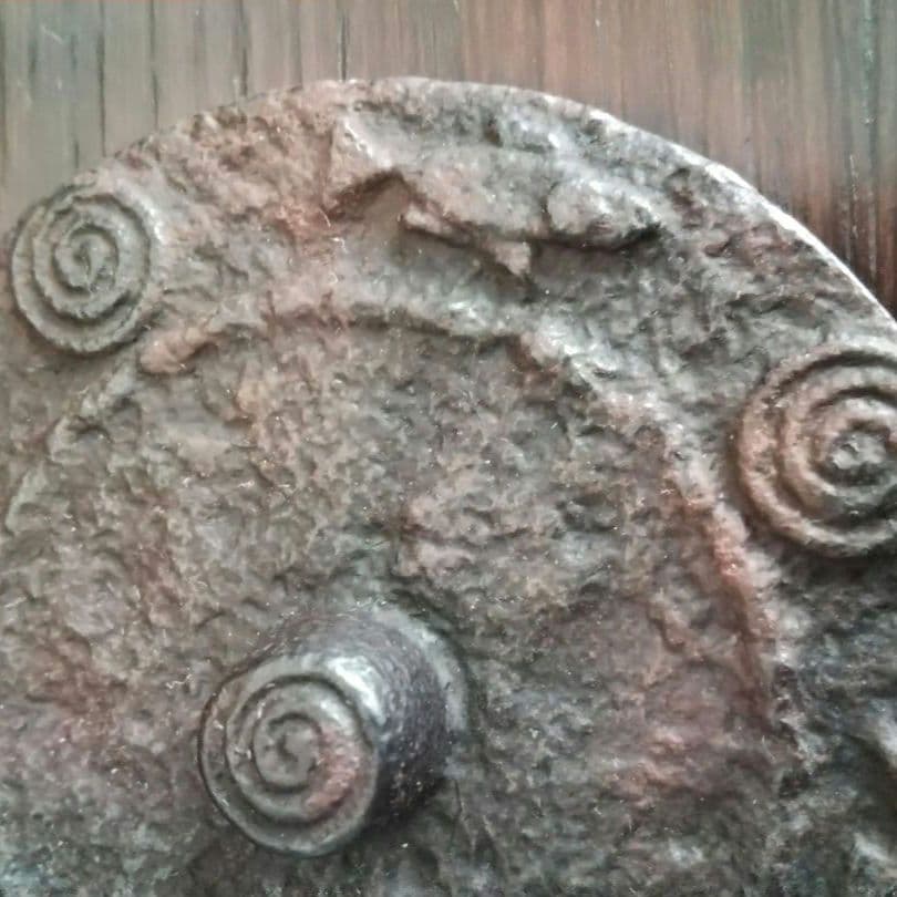 逸品　鉄味最高　古鉄　平安省鋳堂　蓋物　小物入れ　明治金工　和骨董