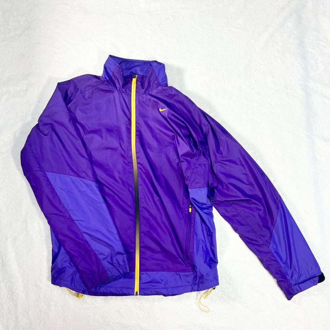 NIKE ナイロンセットアップ パープル&ブラック XL