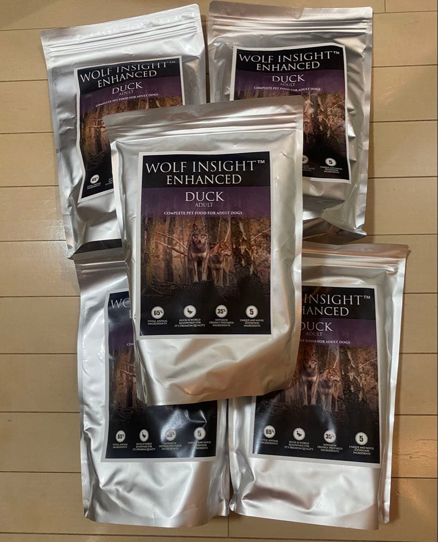 WOLF INSIGHT ダック ドライフード 1kg 5袋