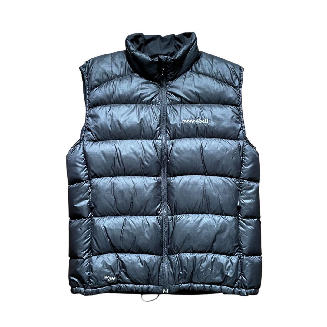 mont-bell モンベル EX800 ダウンベスト ブラック