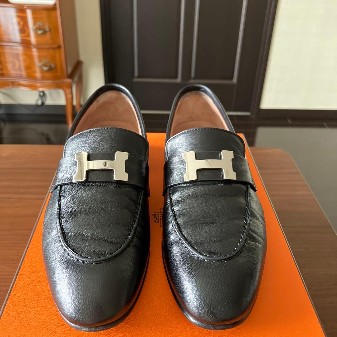 HERMES エルメス　モカシンパリ