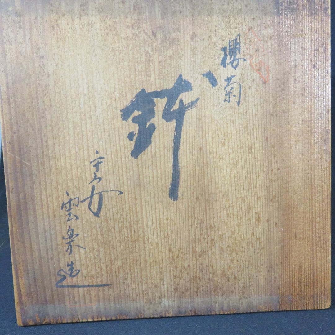 鉢 丼 桜 菊 斉藤武司 大茶碗 雲楽 木箱 共箱