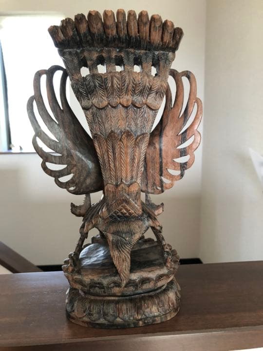 木彫り　インド神　カルーガ