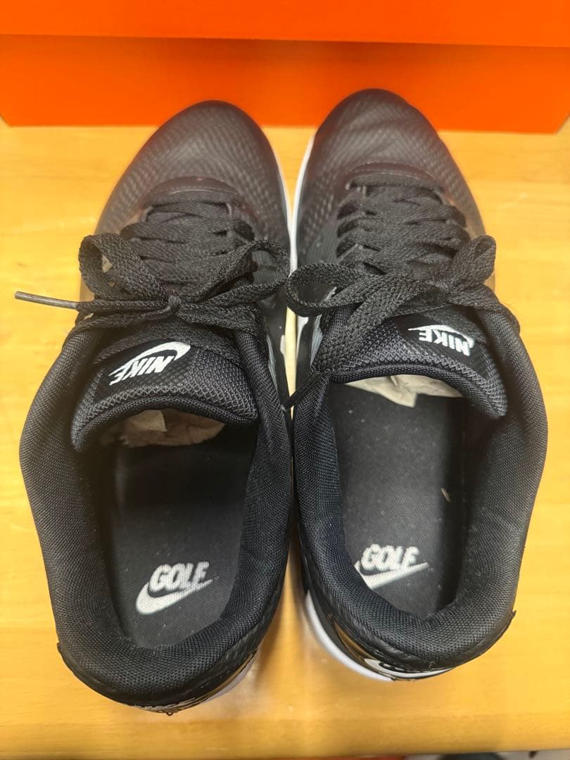NIKE ナイキ エアマックス 90G ゴルフシューズ 黒　27.5cm