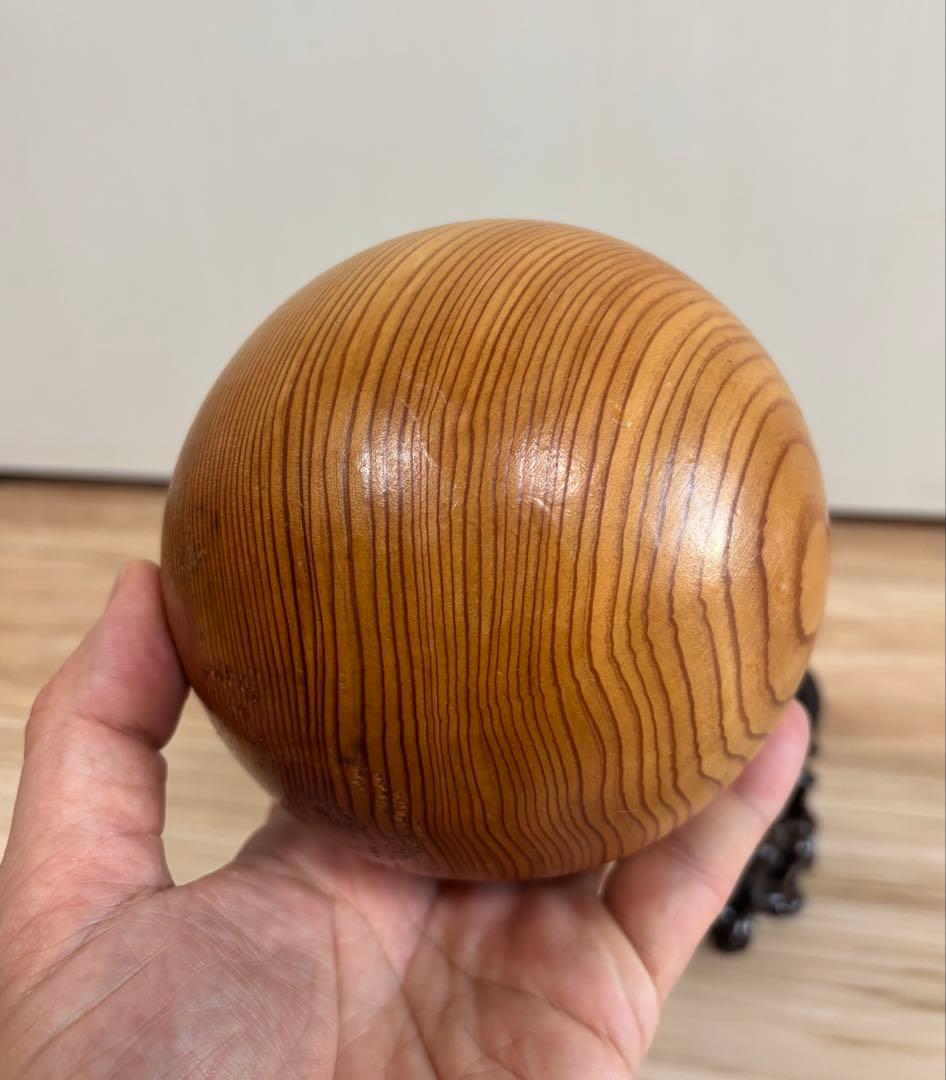 宝珠 （ 台座付 ） 若干楕円　11.5cm